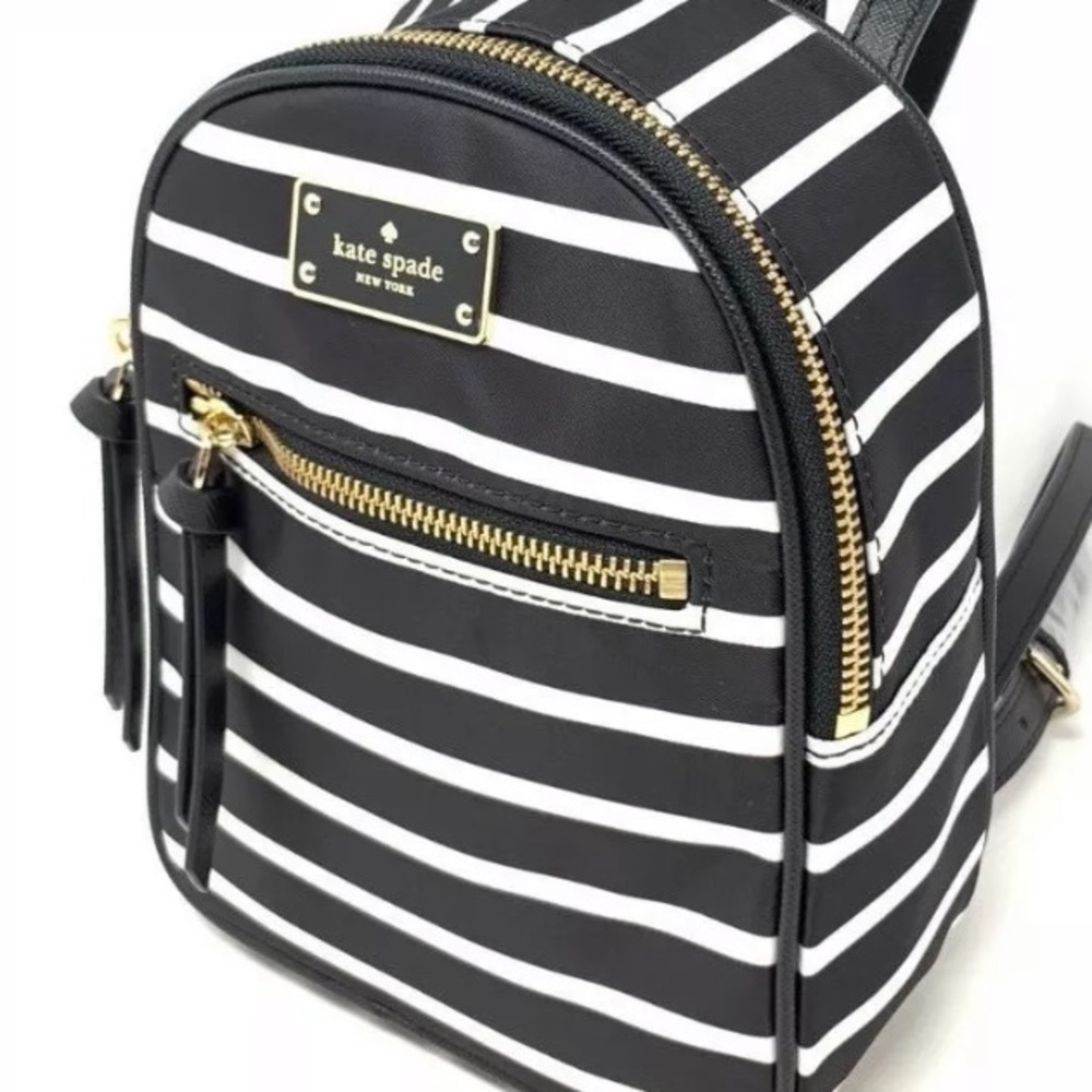 ➕ kate Spade Mini Bradley Wilson Backpack stripe - Picture 6 of 8